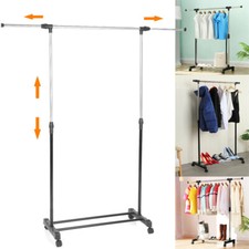 Kleiderständer Stabil Schwerlast Kleiderständer auf Kleiderwagen Mobiler Rollen