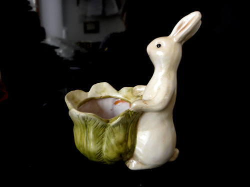 Niedlicher keramik hase - niedlicher,