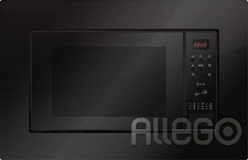 Amica Einbau-Mikrowelle EMW 13170 S schwarz 20L Grill 900W Edelstahl Timer