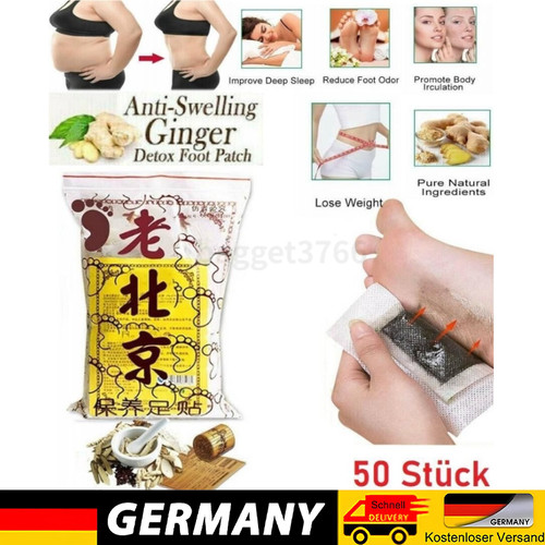 50x fusspflaster entgiftung - fusspflaster,