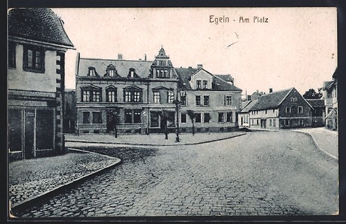 Ansichtskarte egeln partie am - egeln,,