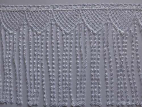 Gardinen fransenborte 19cm - gardinen,