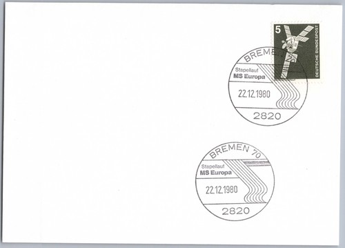 Bremen 1980 stapellauf - bremen,