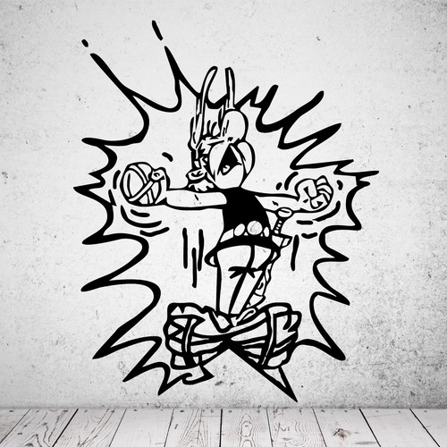 Wandtattoo asterix und - asterix, obelix