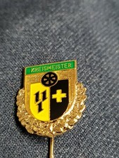 Anstecknadel  Fußball / Sport Ehrennadel Gold Kreismeister Mannheim  (12)