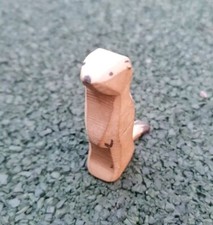 Holzfigur ostheimer wiesel - holzfigur,