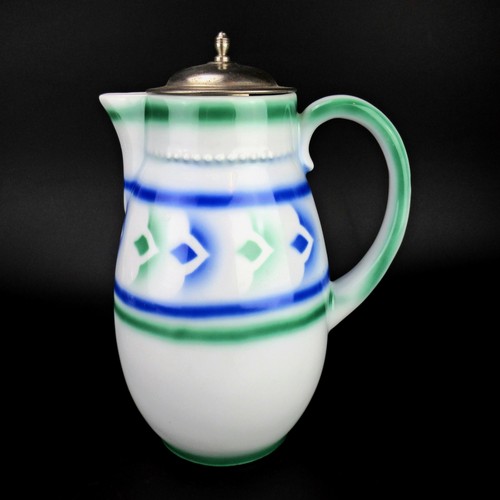 Art deco keramik kakaokanne - art,