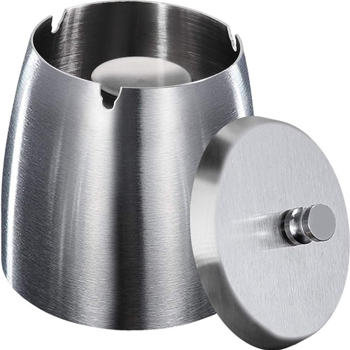 Standaschenbecher mit deckel - mit,