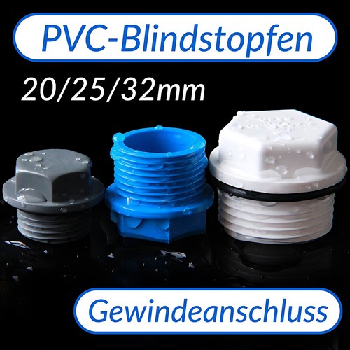 1 außengewinde pvc - 1",