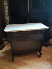 Nierentisch Blumenbank Zeitungständer Servierwagen 60er Jahre Mid Century 