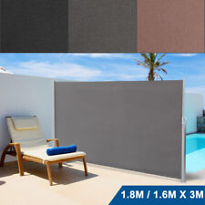 Seitenmarkise Sichtschutz Markise Aluminium Balkonmarkise Windschutz Seitenrollo