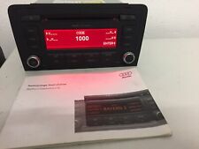 Audi Concert EU AB2 MP3 CD Radio 8P0 035 186 P, Bedienungsanleitung + Code