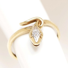 Schlangenring 8 Karat 333 Gold