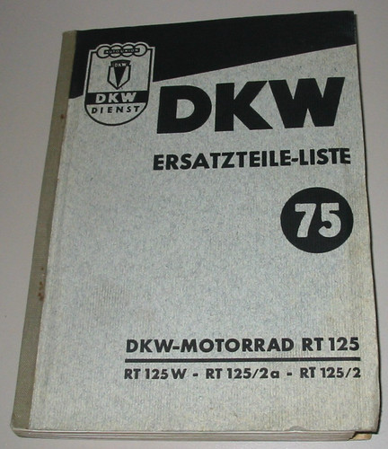 Ersatzteilkatalog dkw motorrad - ersatzteilkatalog,