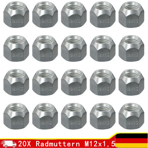 20x radmuttern kegelbund - 20x,