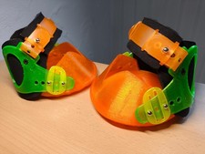 Hufschuhe orange (kreis-rund) inklusive Ballenhalter Huf-Breite 11,4- 11,9 cm