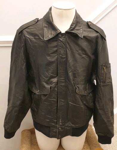 Vintage usaaf leather bomber - usaaf,