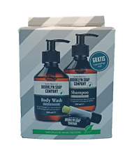 Brooklyn Soap Company Körperpflege Set Body Wash 200 ml, Shampoo 200 ml, Gratis 
