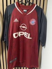 Adidas Retro Vintage FC Bayern München Heimtrikot 2000/2001– OPEL – Größe L