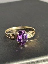Royal Violet Oval Amethyst