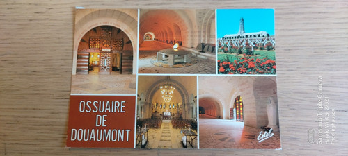 Postkarte douaumont beinhaus - postkarte,