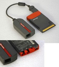 XIRCOM CARDBUS PCMCIA 10/100 NETZWERKKARTE 56k FAXMODEM ISDN CARD KARTE V415