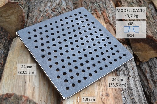Mix ascherost rechteckig - 63,