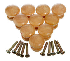 10x Möbelknöpfe Holz Möbel Griffe Möbelgriffe Möbelknauf Schubladengriffe Griff