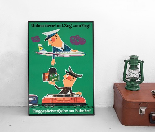 Poster deutsche bahn zug - deutsche, zum