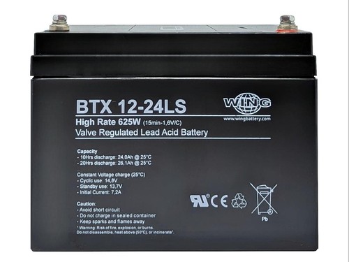 Wing btx12 24ls 12v - 12v, 24ah