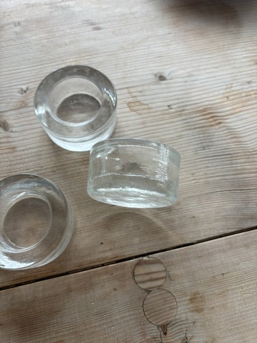 Klare teelichtgläser - 12,