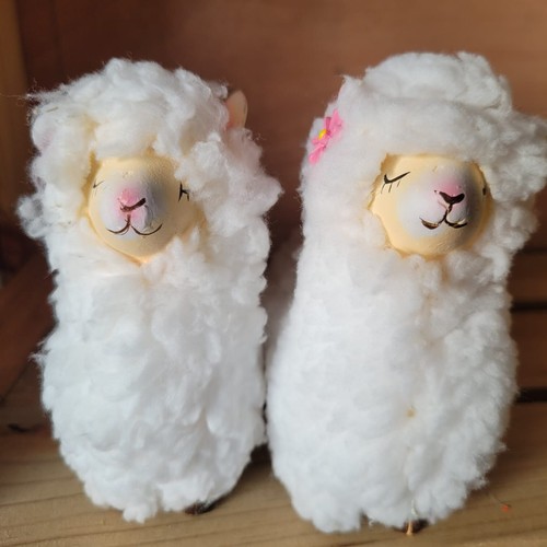 Lamafiguren weiß lama - 2, x