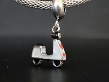 Charm Anhänger Silber 925 kompatibel Reise Geburtstag Roller Piaccio Vespa