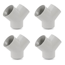 4x Y Stück für Warmluftrohre