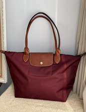 Longchamp le Pliage  Burgundy Large