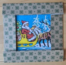 Weihnachtsteller aus Pappe