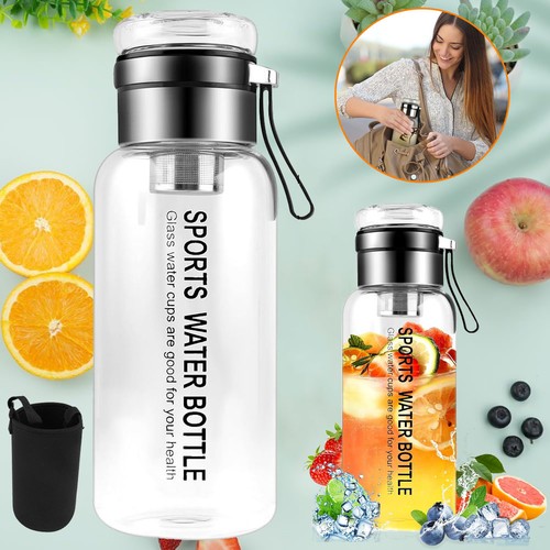 Glas trinkflasche 1000ml - glas,