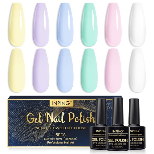 Nagellack set pastell 6 - nagellack,