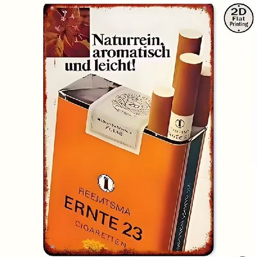 Blechschild ernte vintage - 23,