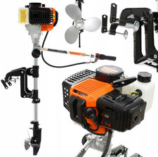 Außenbordmotor 2-Takt 4,3kW 5,8PS 59cc Bootsmotor Schlauchboot Benzin Motor