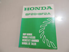 Manual de taller Honda Außenborder BF 20 BF2 A  Werkstatthandbuch 2 PS !!!! 1988
