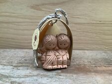 ENGELCHEN UND TEUFELCHEN TON/KERAMIK TRAUMZAUBERBAUM - WIE NEU AUS SAMMLUNG