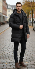 Winterjacke kapuze steppjacke - winterjacke,
