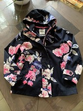 Damen Joules Regenjacke Gr.38 dunkelblau  Blumenmotiv neuwertig  (1x anprobiert)