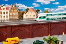 Faller HO 120573 Arkaden mit Gleisbett NEU OVP