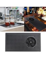 Glasreinigung Edelstahl Ablauf- und Tropfschale für Bar 425 × 225 × 75 mm Spühle