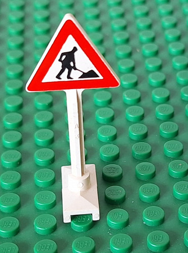 Lego verkehrsschild achtung - lego,
