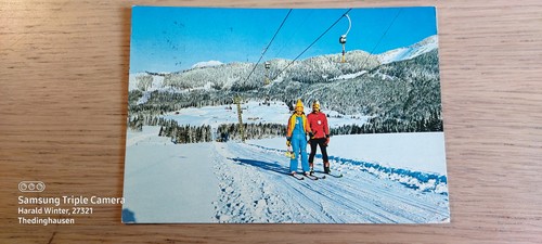 Postkarte skiparadies - postkarte,