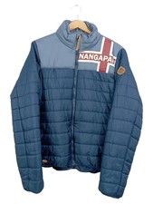Nangaparbat Herren Steppjacke Outdoor Gr. 48/M Blau Polyester