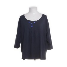 Big & Chic, Top, Größe: 48, Blau, Baumwolle/Elasthan, Damen #VmT